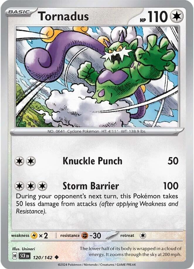 Tornadus (120/142) [Scarlet & Violet: Stellar Crown] | Jomio and Rueliete's Cards and Comics