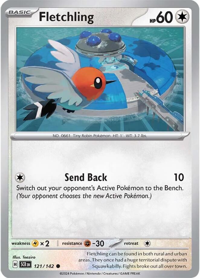 Fletchling (121/142) [Scarlet & Violet: Stellar Crown] | Jomio and Rueliete's Cards and Comics