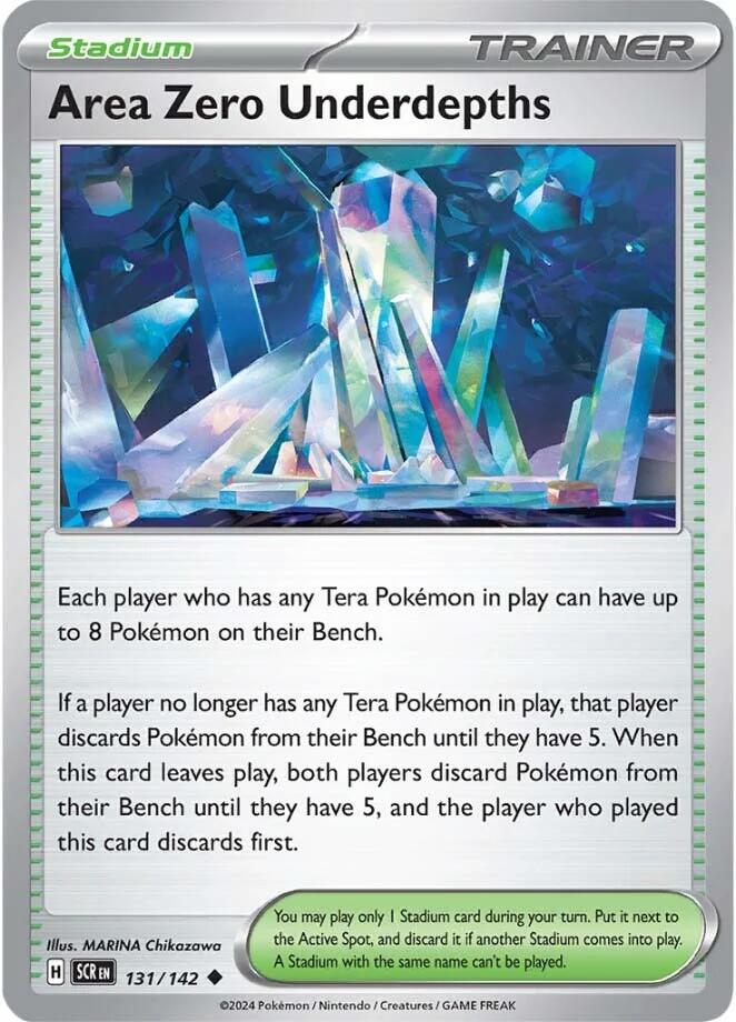 Area Zero Underdepths (131/142) [Scarlet & Violet: Stellar Crown] | Jomio and Rueliete's Cards and Comics