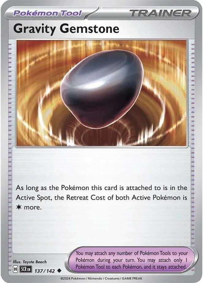 Gravity Gemstone (137/142) [Scarlet & Violet: Stellar Crown] | Jomio and Rueliete's Cards and Comics