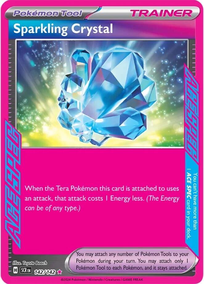 Sparkling Crystal (142/142) [Scarlet & Violet: Stellar Crown] | Jomio and Rueliete's Cards and Comics