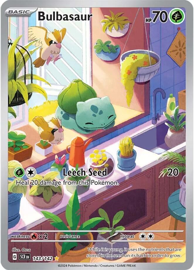 Bulbasaur (143/142) [Scarlet & Violet: Stellar Crown] | Jomio and Rueliete's Cards and Comics
