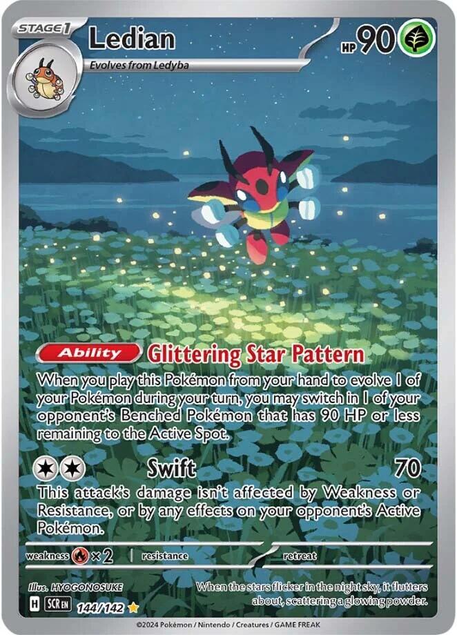 Ledian (144/142) [Scarlet & Violet: Stellar Crown] | Jomio and Rueliete's Cards and Comics