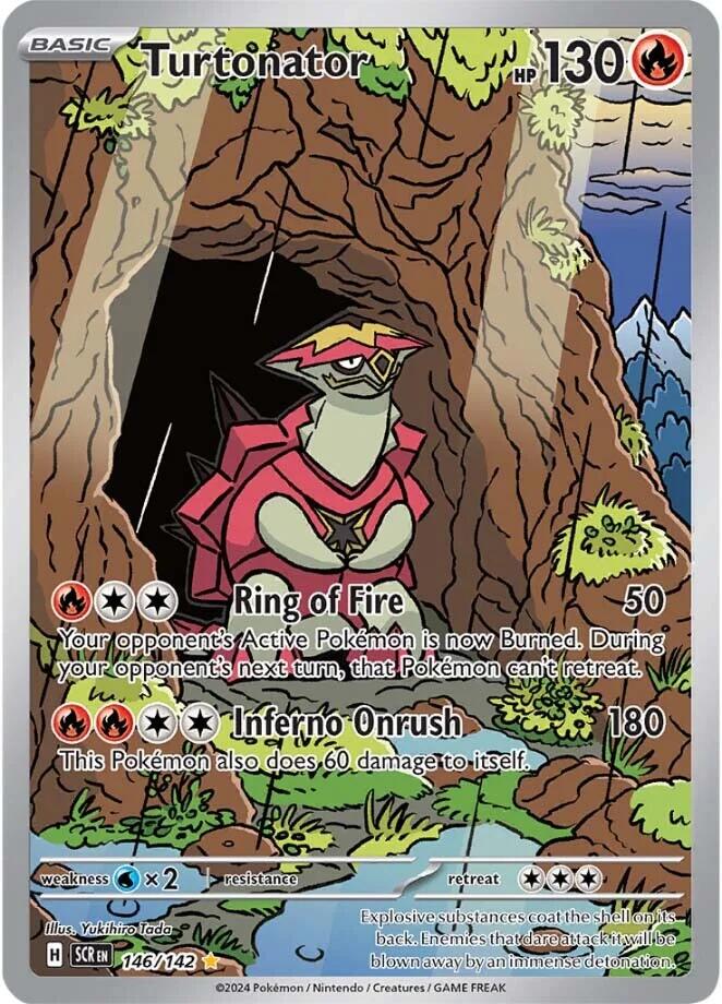 Turtonator (146/142) [Scarlet & Violet: Stellar Crown] | Jomio and Rueliete's Cards and Comics