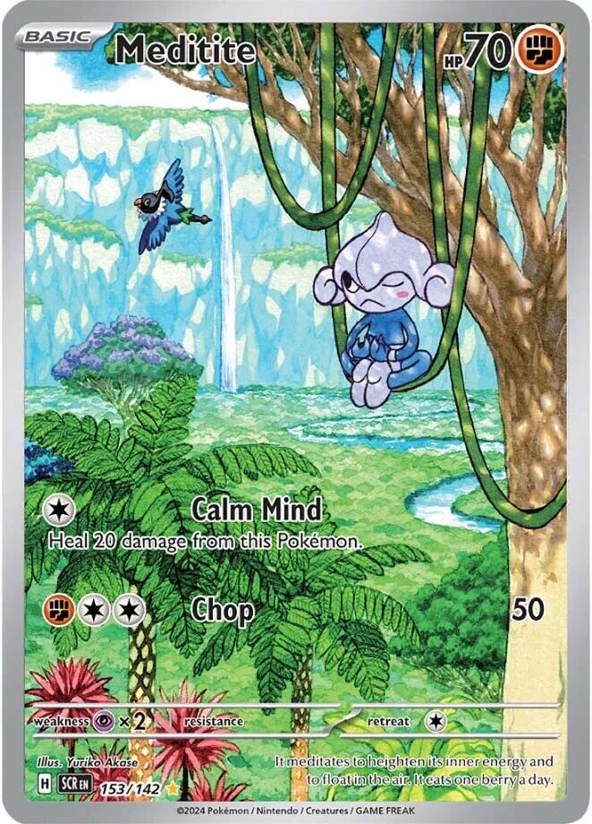 Meditite (153/142) [Scarlet & Violet: Stellar Crown] | Jomio and Rueliete's Cards and Comics