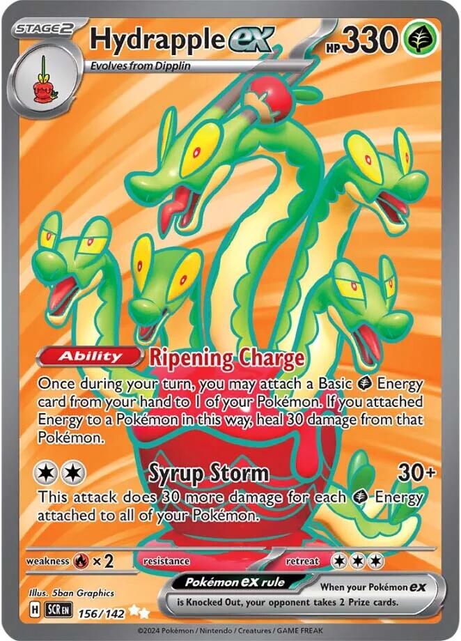 Hydrapple ex (156/142) [Scarlet & Violet: Stellar Crown] | Jomio and Rueliete's Cards and Comics