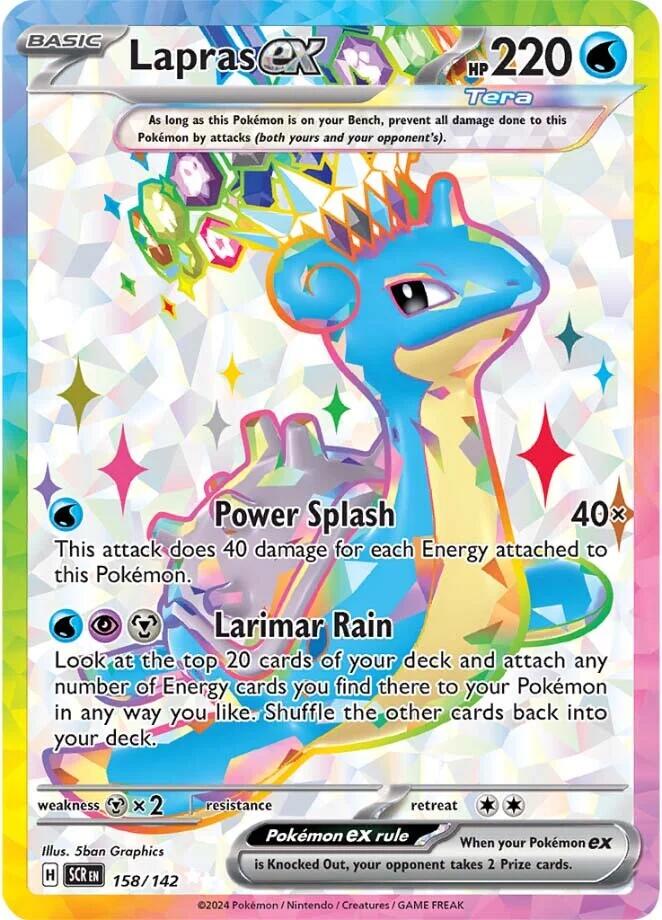 Lapras ex (158/142) [Scarlet & Violet: Stellar Crown] | Jomio and Rueliete's Cards and Comics