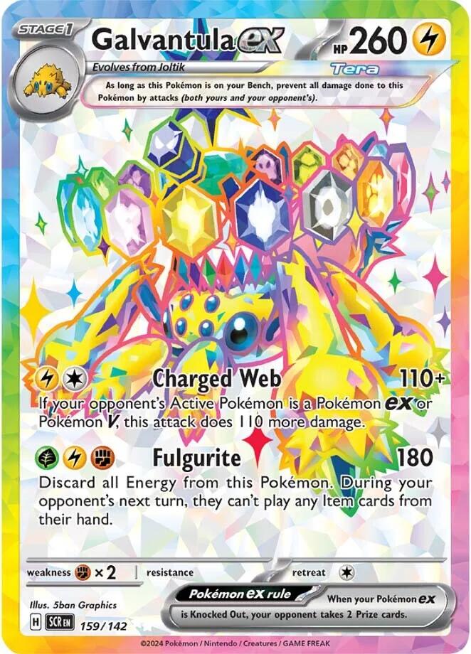 Galvantula ex (159/142) [Scarlet & Violet: Stellar Crown] | Jomio and Rueliete's Cards and Comics