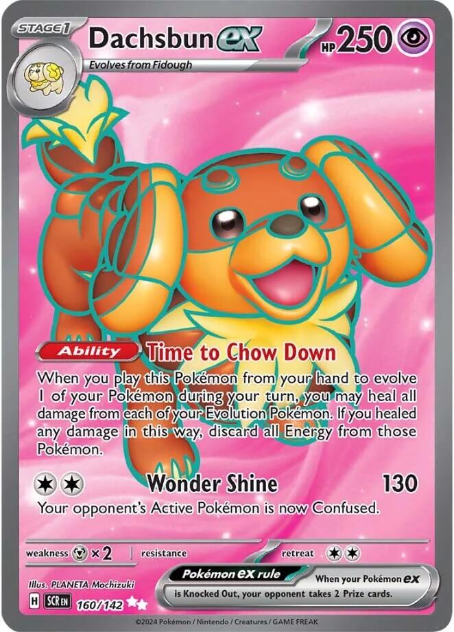 Dachsbun ex (160/142) [Scarlet & Violet: Stellar Crown] | Jomio and Rueliete's Cards and Comics