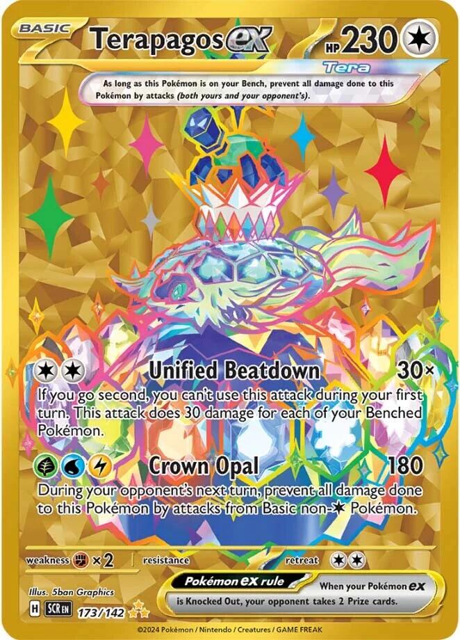 Terapagos ex (173/142) [Scarlet & Violet: Stellar Crown] | Jomio and Rueliete's Cards and Comics