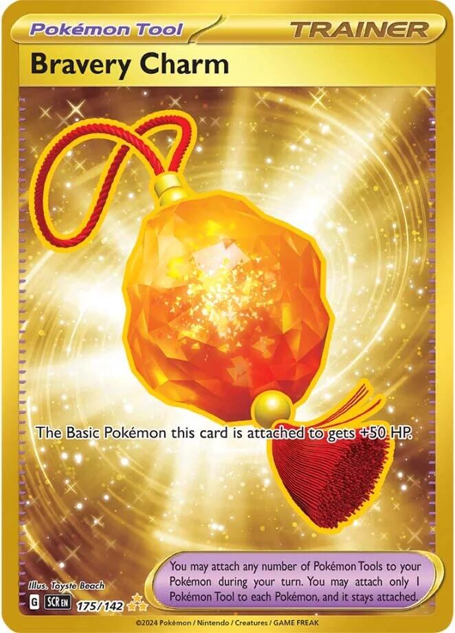 Bravery Charm (175/142) [Scarlet & Violet: Stellar Crown] | Jomio and Rueliete's Cards and Comics