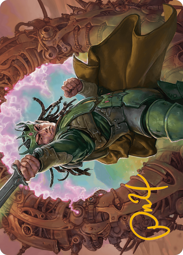 Eladamri, Korvecdal Art Card (Gold-Stamped Signature) [Modern Horizons 3 Art Series] | Jomio and Rueliete's Cards and Comics