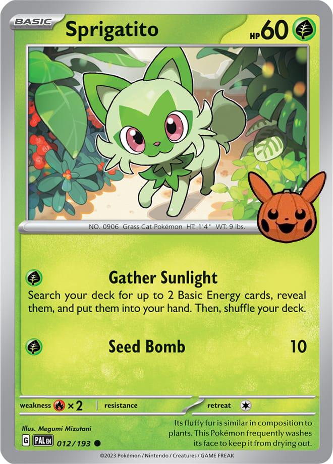 Sprigatito (012/193) [Trick or Trade 2024] | Jomio and Rueliete's Cards and Comics