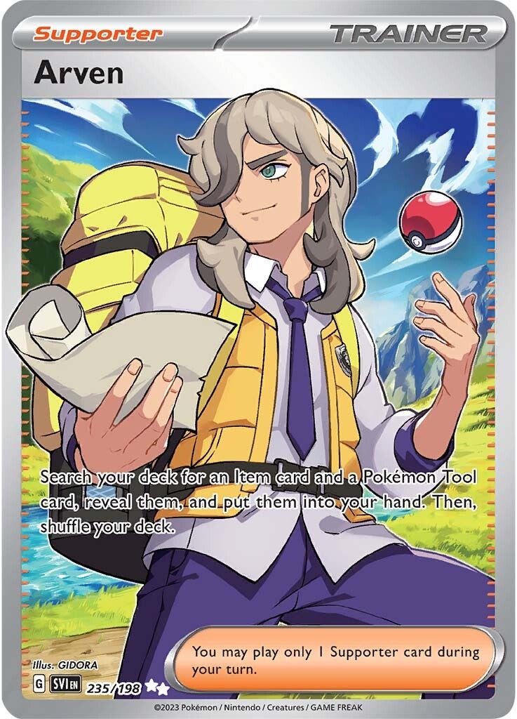 Arven (235/198) [Scarlet & Violet: Base Set] | Jomio and Rueliete's Cards and Comics