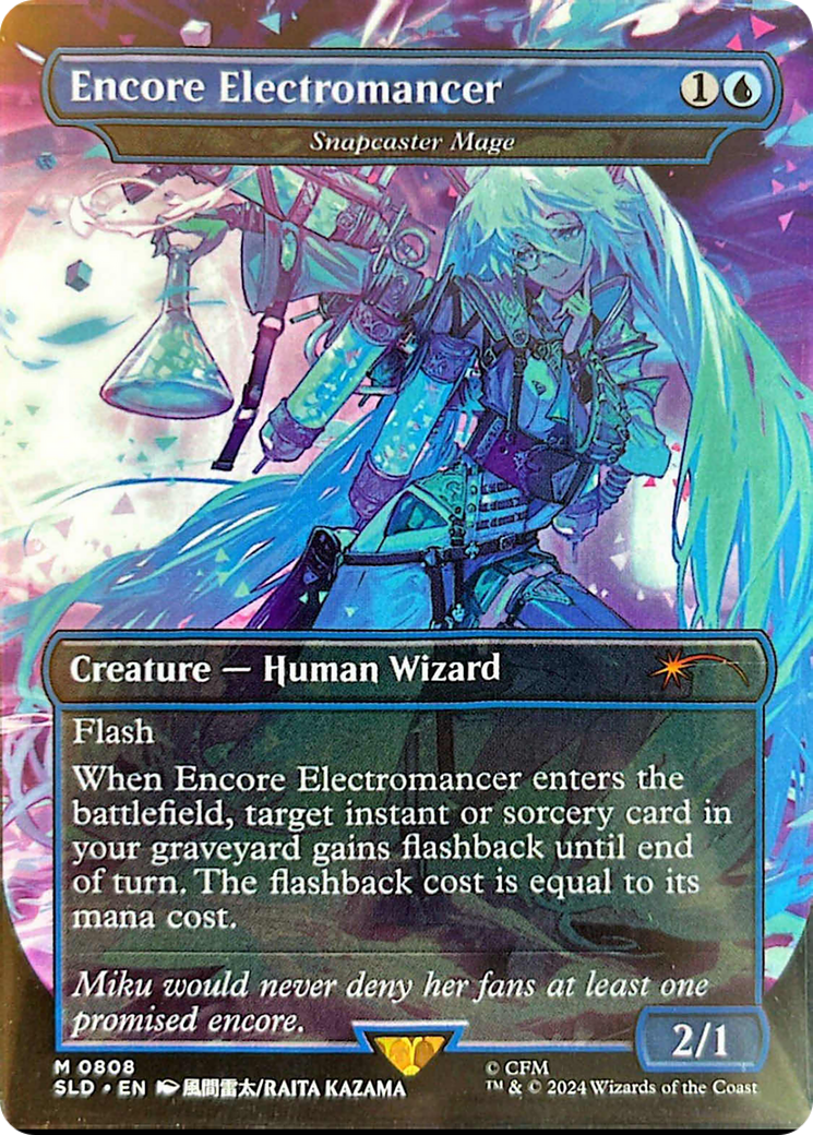 Encore Electromancer - Snapcaster Mage [Secret Lair Drop Series] | Jomio and Rueliete's Cards and Comics