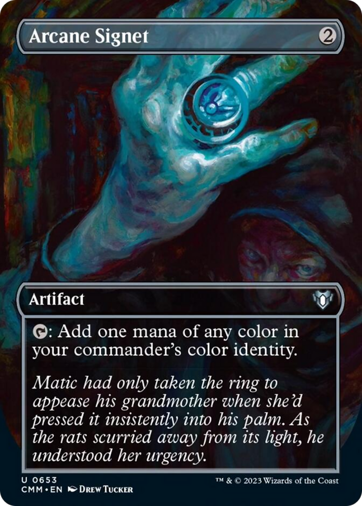 Arcane Signet (Borderless Alternate Art) [Commander Masters] | Jomio and Rueliete's Cards and Comics