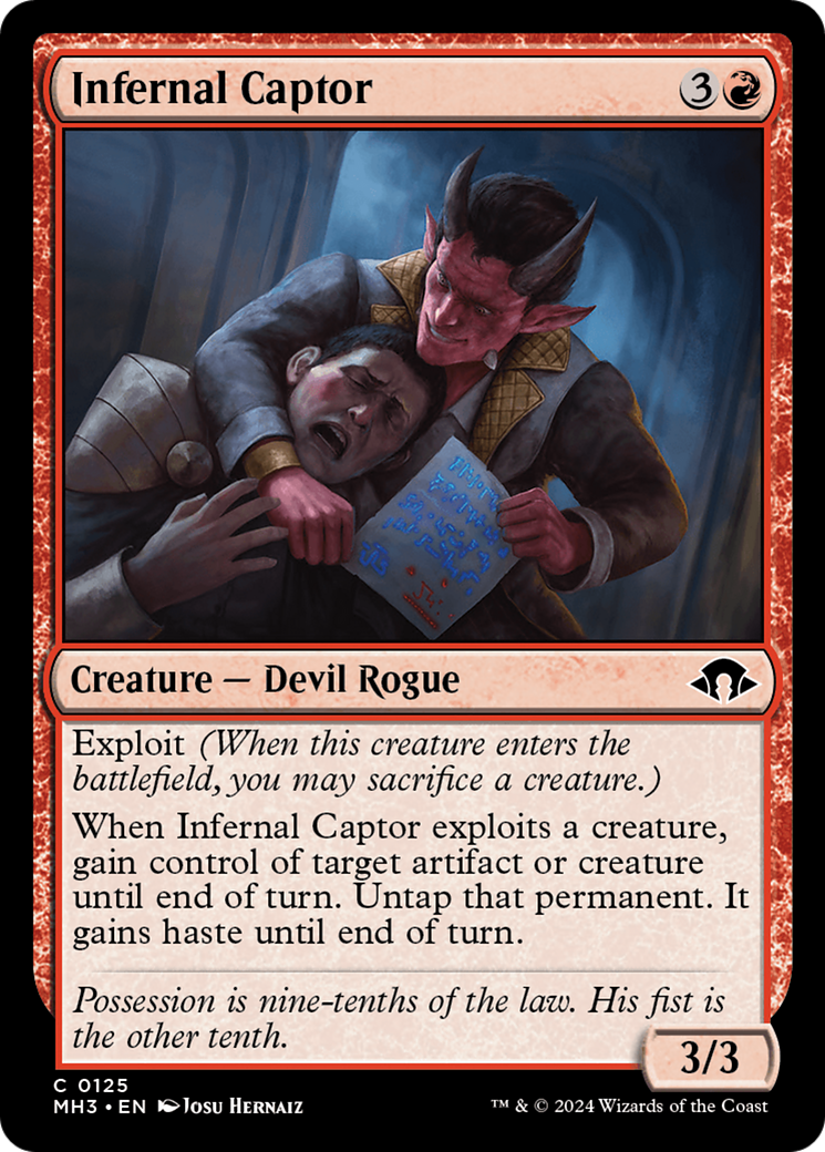Infernal Captor [Modern Horizons 3] | Jomio and Rueliete's Cards and Comics