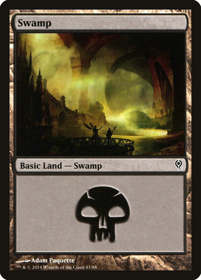 Swamp (81) [Duel Decks: Jace vs. Vraska] | Jomio and Rueliete's Cards and Comics