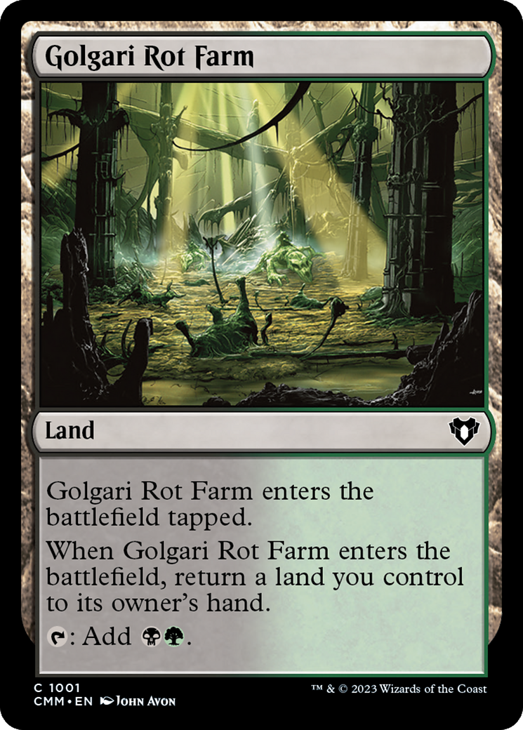 Golgari Rot Farm [Commander Masters] | Jomio and Rueliete's Cards and Comics