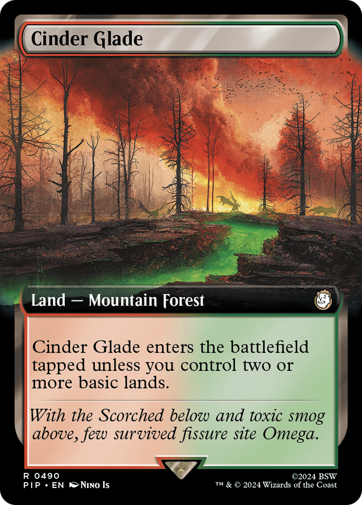 Cinder Glade (Extended Art) [Fallout] | Jomio and Rueliete's Cards and Comics