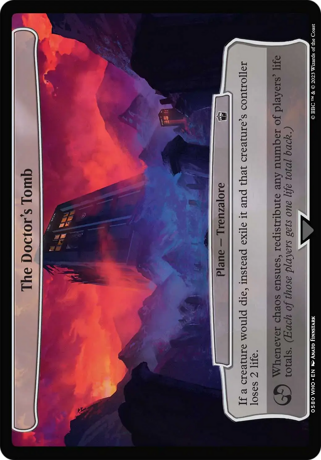The Doctor's Tomb [Doctor Who] | Jomio and Rueliete's Cards and Comics