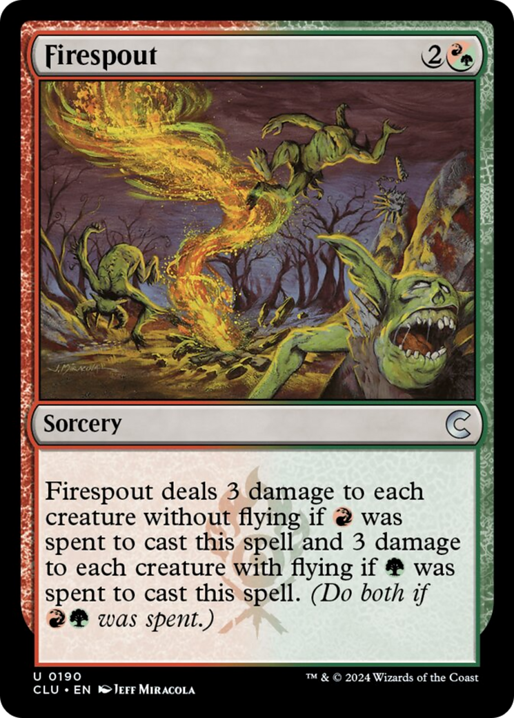 Firespout [Ravnica: Clue Edition] | Jomio and Rueliete's Cards and Comics
