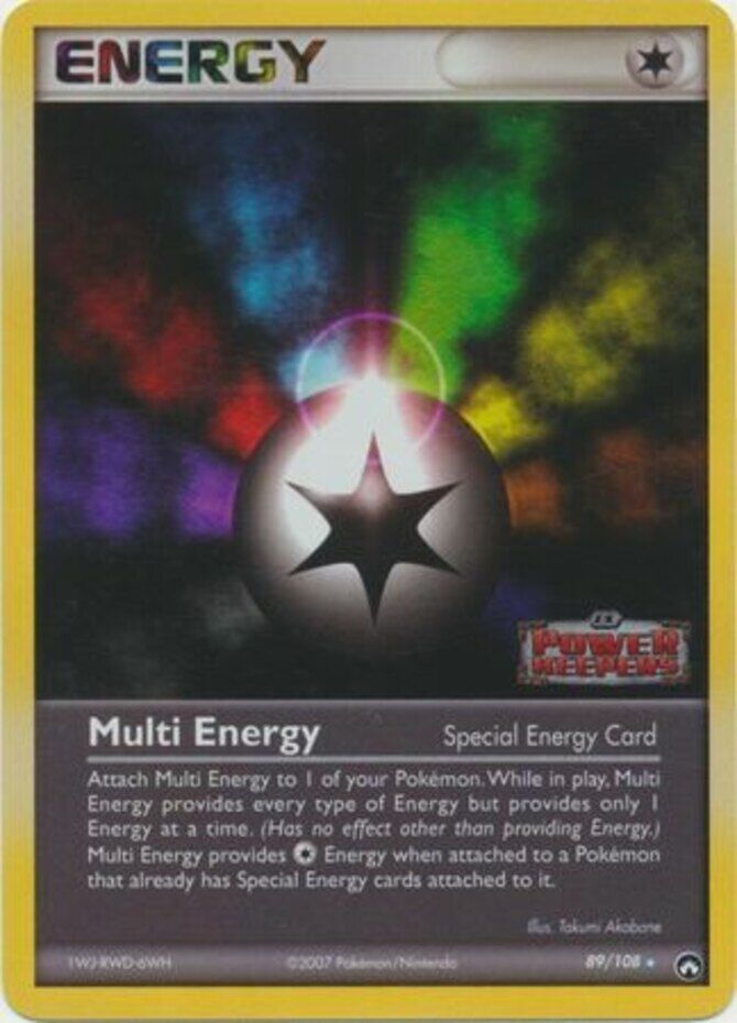 Multi Energy (89/108) (Stamped) [EX: Power Keepers] | Jomio and Rueliete's Cards and Comics
