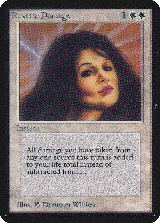 Reverse Damage [Alpha Edition] | Jomio and Rueliete's Cards and Comics
