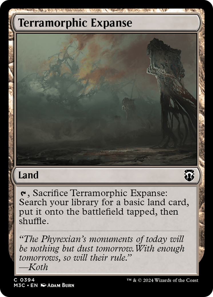 Terramorphic Expanse (Ripple Foil) [Modern Horizons 3 Commander] | Jomio and Rueliete's Cards and Comics