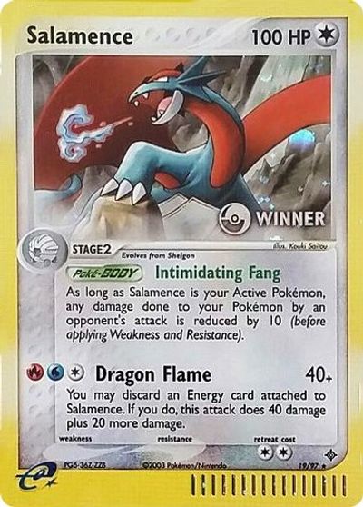 Salamence (19/97) (Winner) [League & Championship Cards] | Jomio and Rueliete's Cards and Comics