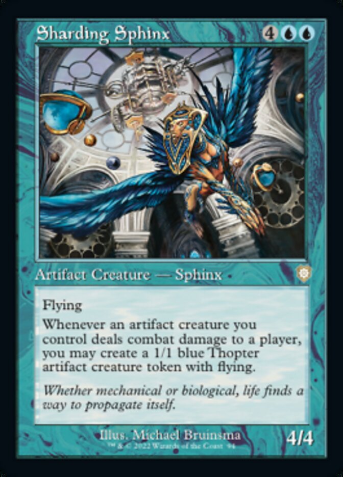 Sharding Sphinx (Retro) [The Brothers' War Commander] | Jomio and Rueliete's Cards and Comics