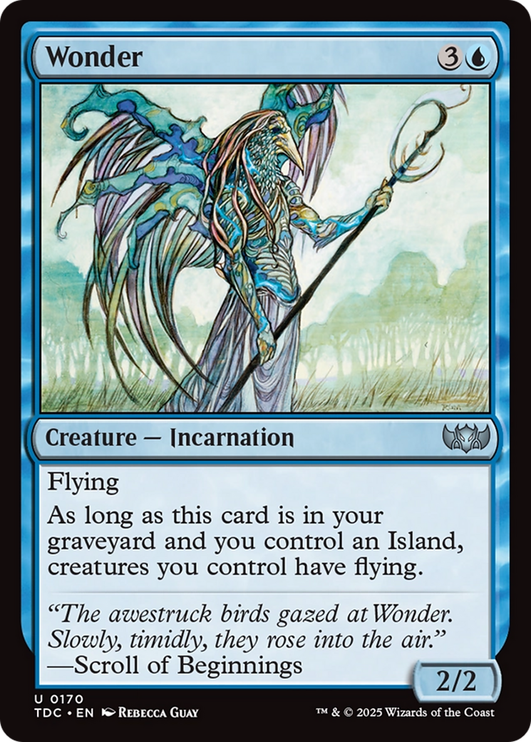 Wonder [Tarkir: Dragonstorm Commander] | Jomio and Rueliete's Cards and Comics