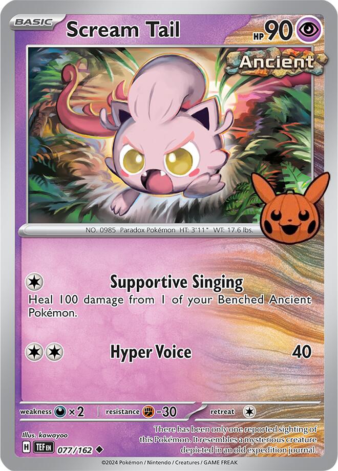Scream Tail (077/162) [Trick or Trade 2024] | Jomio and Rueliete's Cards and Comics