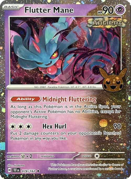 Flutter Mane (078/162) (Cosmos Holo) [Trick or Trade 2024] | Jomio and Rueliete's Cards and Comics