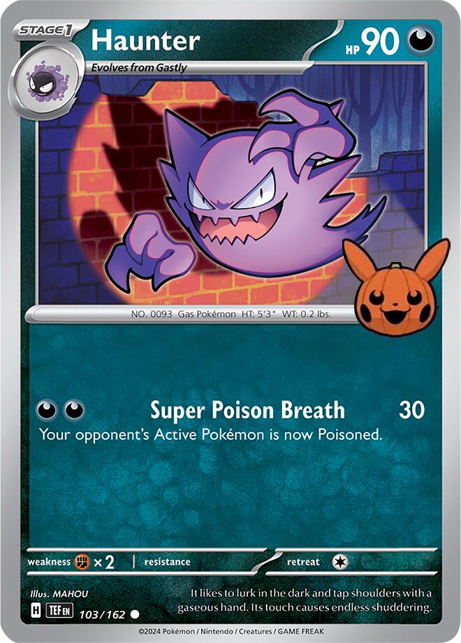 Haunter (103/162) [Trick or Trade 2024] | Jomio and Rueliete's Cards and Comics