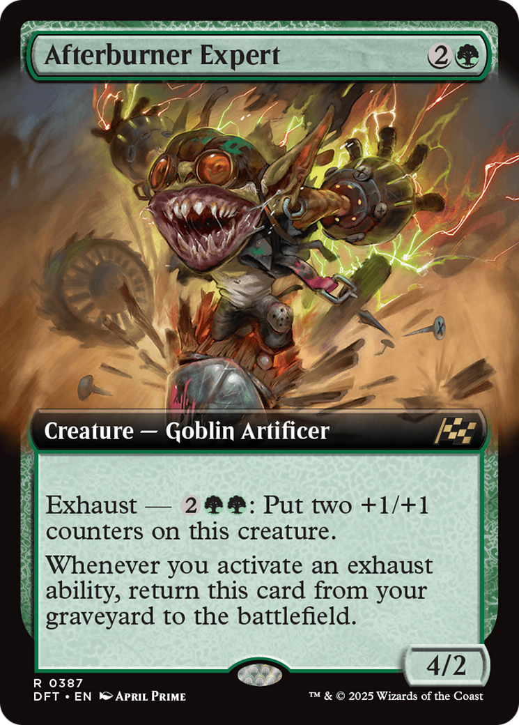 Afterburner Expert (Extended Art) [Aetherdrift] | Jomio and Rueliete's Cards and Comics