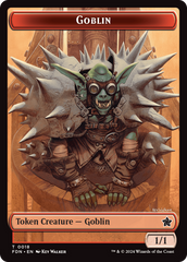 Goblin // Treasure Double-Sided Token [Foundations Tokens] | Jomio and Rueliete's Cards and Comics
