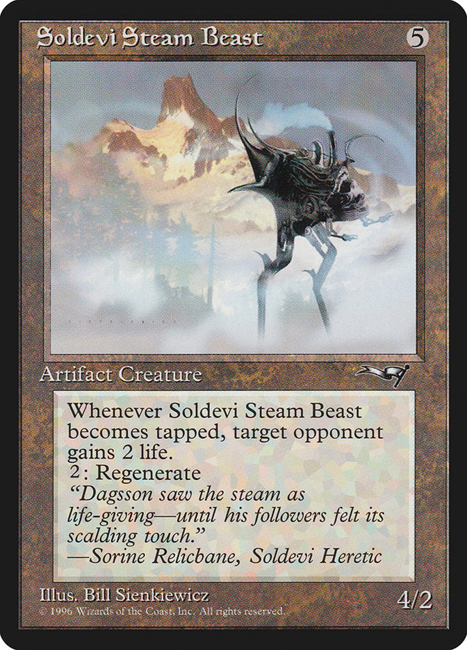 Soldevi Steam Beast (Mountain Background) [Alliances] | Jomio and Rueliete's Cards and Comics