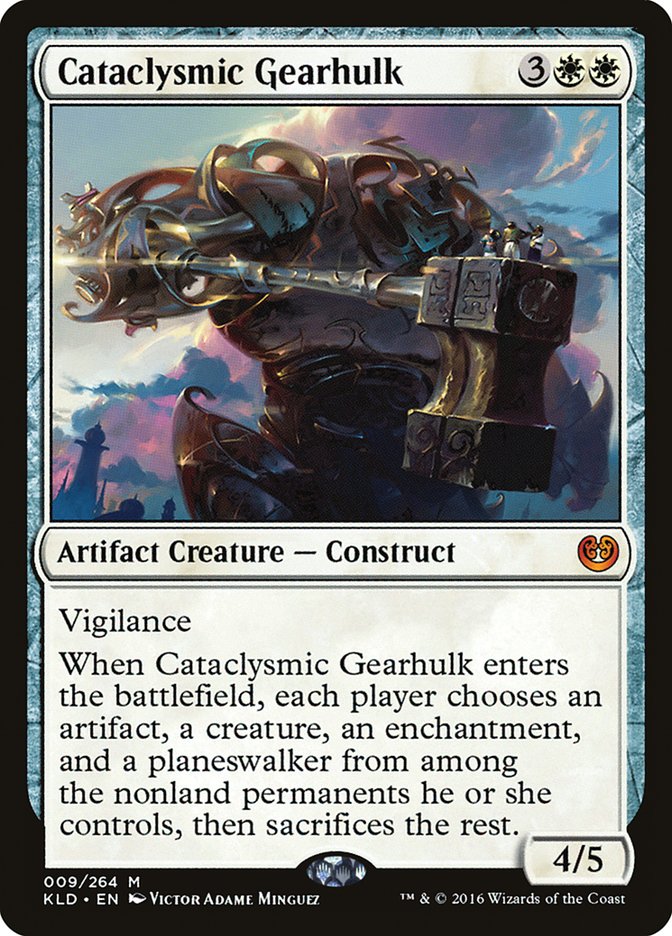 Cataclysmic Gearhulk [Kaladesh] | Jomio and Rueliete's Cards and Comics