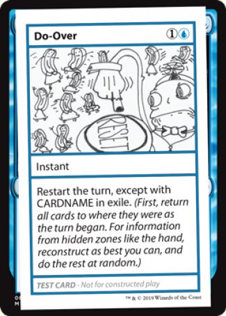 Do-Over (2021 Edition) [Mystery Booster Playtest Cards] | Jomio and Rueliete's Cards and Comics