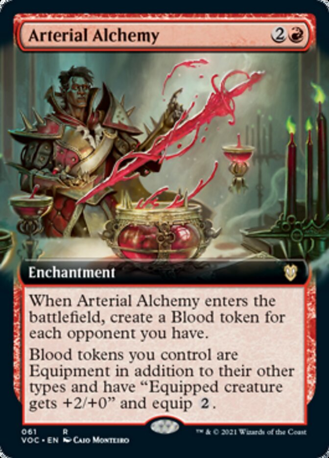 Arterial Alchemy (Extended Art) [Innistrad: Crimson Vow Commander] | Jomio and Rueliete's Cards and Comics