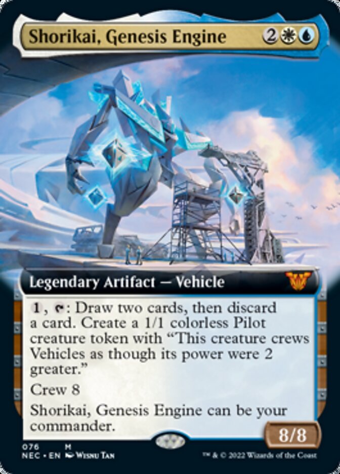 Shorikai, Genesis Engine (Extended Art) [Kamigawa: Neon Dynasty Commander] | Jomio and Rueliete's Cards and Comics