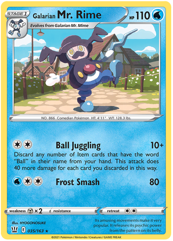 Galarian Mr. Rime (035/163) [Sword & Shield: Battle Styles] | Jomio and Rueliete's Cards and Comics