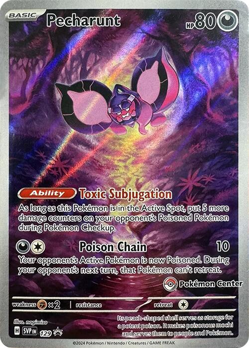Pecharunt (129) (Pokemon Center Exclusive) [Scarlet & Violet: Black Star Promos] | Jomio and Rueliete's Cards and Comics