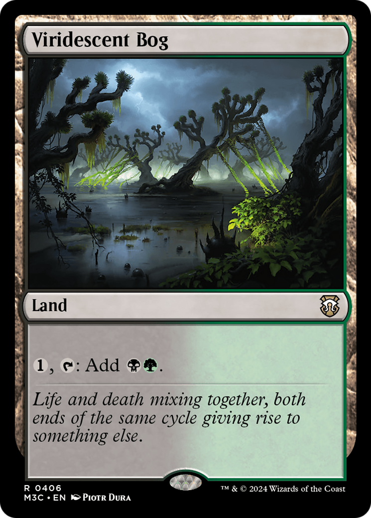 Viridescent Bog (Ripple Foil) [Modern Horizons 3 Commander] | Jomio and Rueliete's Cards and Comics