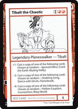 Tibalt the Chaotic (2021 Edition) [Mystery Booster Playtest Cards] | Jomio and Rueliete's Cards and Comics