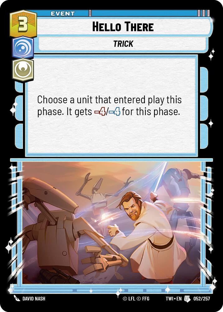 Hello There (052/257) (052/257) [Twilight of the Republic] | Jomio and Rueliete's Cards and Comics