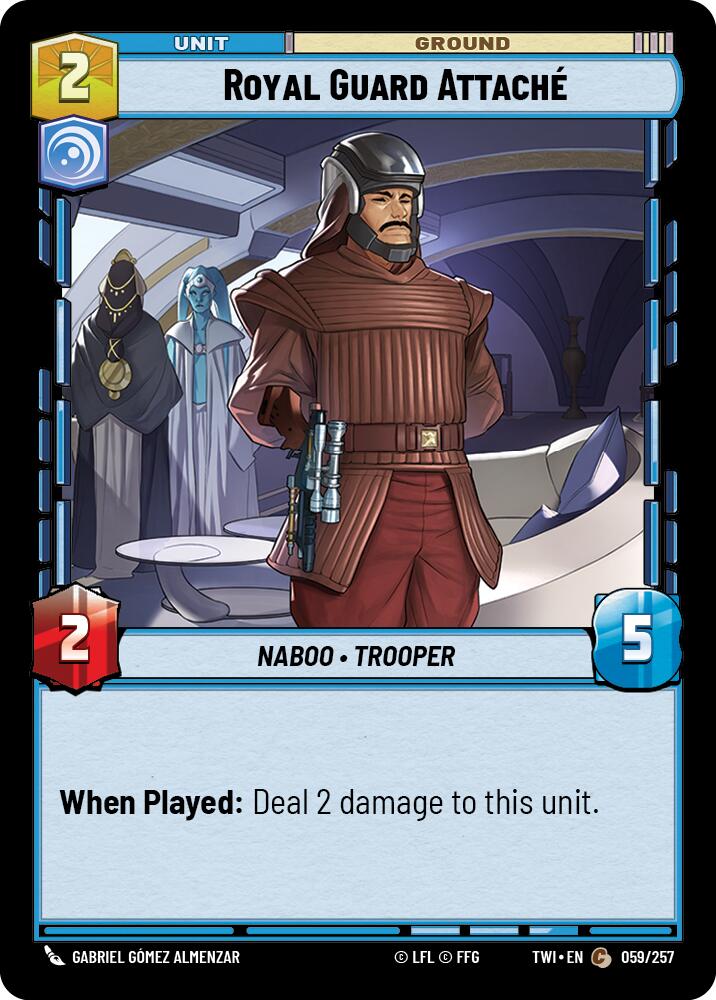 Royal Guard Attache (059/257) (059/257) [Twilight of the Republic] | Jomio and Rueliete's Cards and Comics