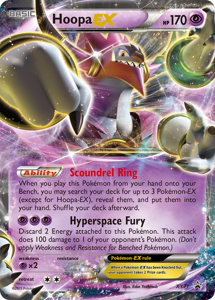 Hoopa EX (XY71) [XY: Black Star Promos] | Jomio and Rueliete's Cards and Comics