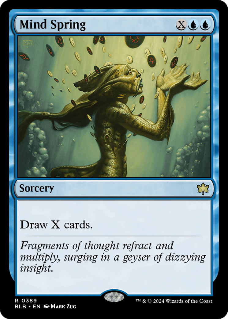 Mind Spring [Bloomburrow] | Jomio and Rueliete's Cards and Comics